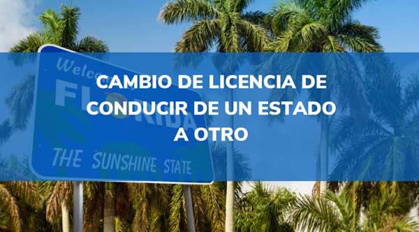 cambio de licencia de conducir de un estado a otro