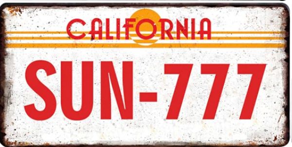 placas de california