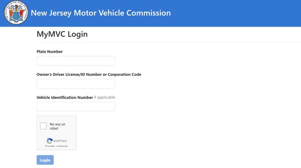 renovacion matricula new jersey 