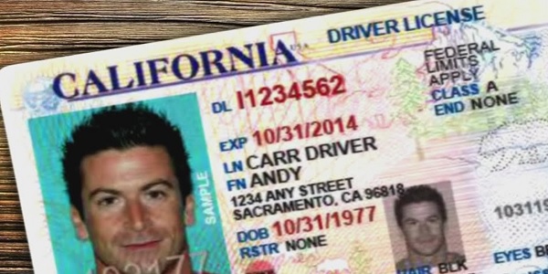 licencia de california ab 60